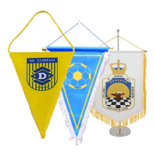 Custom Design Promotional Sports Soccer Fast Delivery Football Club Pennant